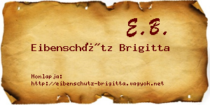 Eibenschütz Brigitta névjegykártya